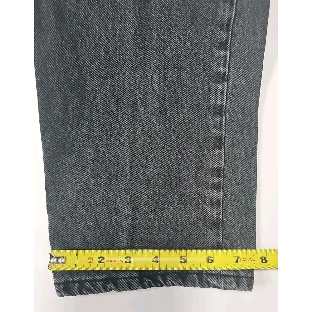 LEVI'S 511 Faded Black Slim Fit Jeans Men's 36x32 - Vintage Look - Picture 9 of 12